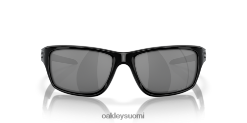 Oakley ruokala mustat iridiumpolarisoidut linssit, kiillotettu musta kehys silmälasit 2T48V4744