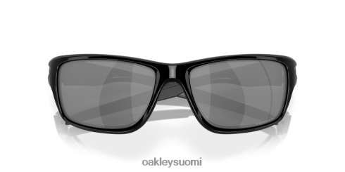 Oakley ruokala mustat iridiumpolarisoidut linssit, kiillotettu musta kehys silmälasit 2T48V4744