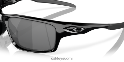 Oakley ruokala mustat iridiumpolarisoidut linssit, kiillotettu musta kehys silmälasit 2T48V4744