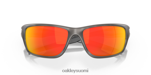 Oakley ruokala rubiiniiridium polarisoidut linssit, mattamusta kilpikonnarunko silmälasit 2T48V4748