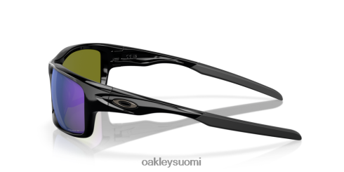 Oakley ruokala violetit iridium polarisoidut linssit, kiillotettu musta kehys silmälasit 2T48V4746