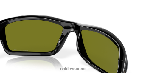 Oakley ruokala violetit iridium polarisoidut linssit, kiillotettu musta kehys silmälasit 2T48V4746