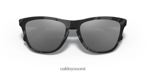 Oakley sammakonnahat (low bridge fit) musta camo mallisto prim mustat linssit, musta camo kehys silmälasit 2T48V4811