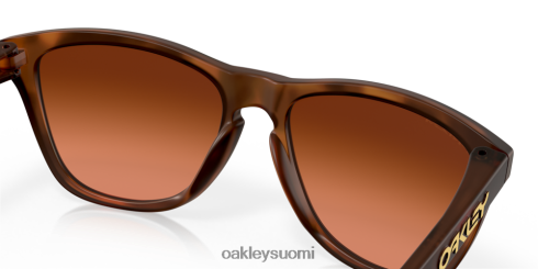 Oakley sammakonnahat (matalan sillan istuvuus) Prim ruskeat gradienttilinssit, mattaruskea kilpikonnarunko silmälasit 2T48V4820