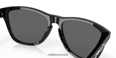 Oakley sammakonnahat prim mustat linssit, kiillotettu musta kehys silmälasit 2T48V4108