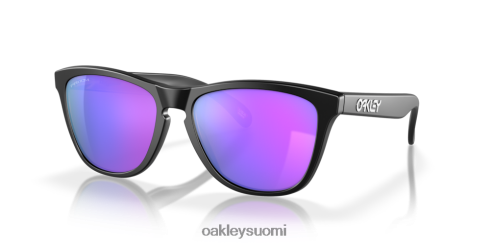 Oakley sammakonnahat prim violetit linssit, mattamusta kehys silmälasit 2T48V4113