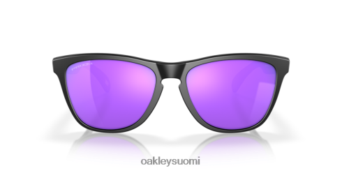 Oakley sammakonnahat prim violetit linssit, mattamusta kehys silmälasit 2T48V4113