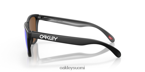 Oakley sammakonnahat prim violetit linssit, mattamusta kehys silmälasit 2T48V4113