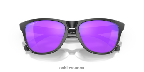 Oakley sammakonnahat prim violetit linssit, mattamusta kehys silmälasit 2T48V4113