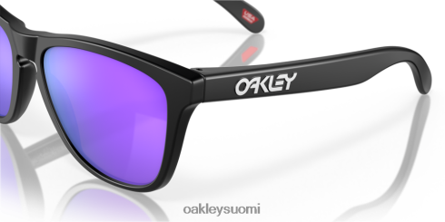 Oakley sammakonnahat prim violetit linssit, mattamusta kehys silmälasit 2T48V4113