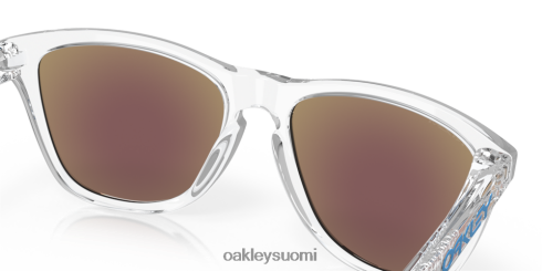Oakley sammakonnahat prizm safiirilinssit, kristallinkirkas kehys silmälasit 2T48V4110