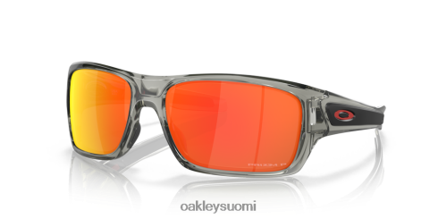 Oakley turbiini Prim rubiinin polarisoidut linssit, harmaa mustekehys silmälasit 2T48V4432
