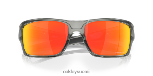 Oakley turbiini Prim rubiinin polarisoidut linssit, harmaa mustekehys silmälasit 2T48V4432