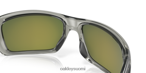 Oakley turbiini Prim rubiinin polarisoidut linssit, harmaa mustekehys silmälasit 2T48V4432
