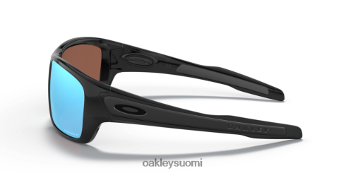 Oakley turbiini Prim syvän veden polarisoidut linssit, kiillotettu musta kehys silmälasit 2T48V4427