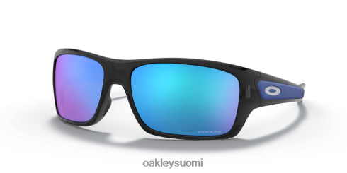 Oakley turbiini prizm safiirilinssit, musta mustekehys silmälasit 2T48V4431