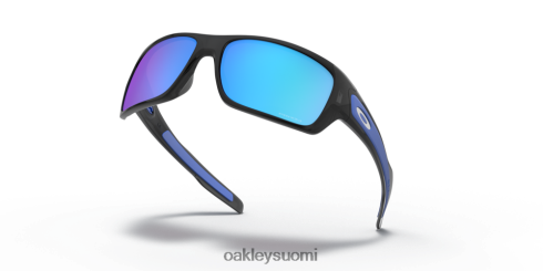 Oakley turbiini prizm safiirilinssit, musta mustekehys silmälasit 2T48V4431