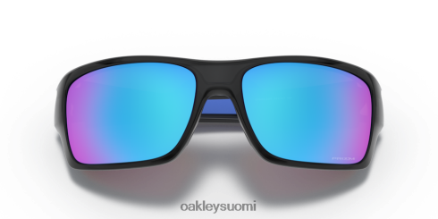 Oakley turbiini prizm safiirilinssit, musta mustekehys silmälasit 2T48V4431