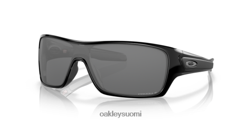 Oakley turbiinin roottori Prim mustat polarisoidut linssit, kiillotettu musta kehys silmälasit 2T48V4157