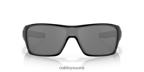 Oakley turbiinin roottori Prim mustat polarisoidut linssit, kiillotettu musta kehys silmälasit 2T48V4157