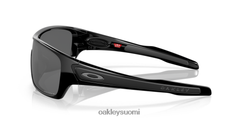 Oakley turbiinin roottori Prim mustat polarisoidut linssit, kiillotettu musta kehys silmälasit 2T48V4157