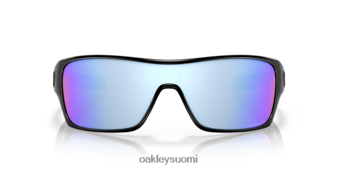 Oakley turbiinin roottori Prim syvän veden polarisoidut linssit, kiillotettu musta kehys silmälasit 2T48V4154