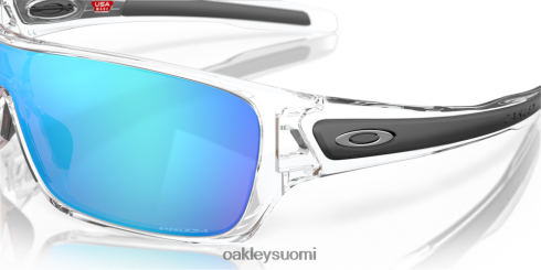 Oakley turbiinin roottori prim safiirilinssit, kiillotettu kirkas kehys silmälasit 2T48V4160