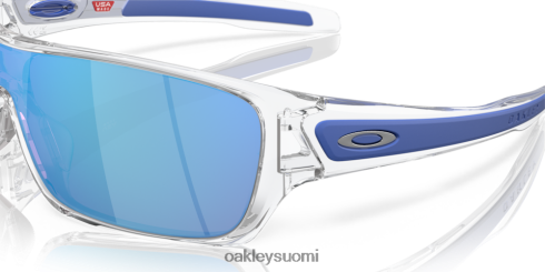 Oakley turbiinin roottori safiiri iridium linssit, kiillotettu kirkas kehys silmälasit 2T48V4156