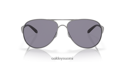 Oakley varoitus harmaat linssit, kiillotettu kromikehys silmälasit 2T48V4507
