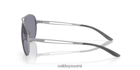 Oakley varoitus harmaat linssit, kiillotettu kromikehys silmälasit 2T48V4507