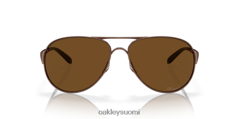 Oakley varoitus pronssiset polarisoidut linssit, brunette kehys silmälasit 2T48V4508