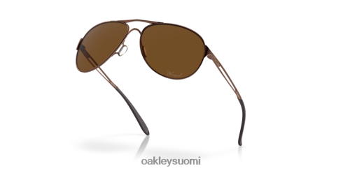 Oakley varoitus pronssiset polarisoidut linssit, brunette kehys silmälasit 2T48V4508