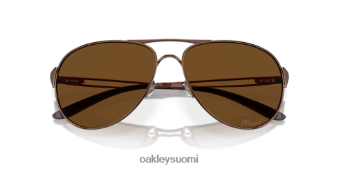 Oakley varoitus pronssiset polarisoidut linssit, brunette kehys silmälasit 2T48V4508
