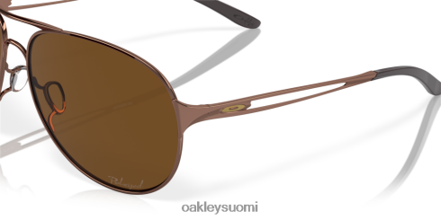 Oakley varoitus pronssiset polarisoidut linssit, brunette kehys silmälasit 2T48V4508