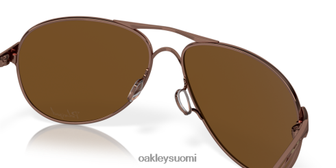 Oakley varoitus pronssiset polarisoidut linssit, brunette kehys silmälasit 2T48V4508