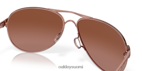 Oakley varoitus vr50 ruskeat gradienttilinssit, ruusukultakehys silmälasit 2T48V4506