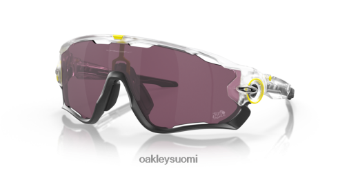Oakley 2022 tour de france -leuanmurtaja prizm road mustat linssit, matta kirkas kehys silmälasit 2T48V4882