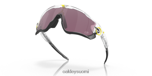 Oakley 2022 tour de france -leuanmurtaja prizm road mustat linssit, matta kirkas kehys silmälasit 2T48V4882