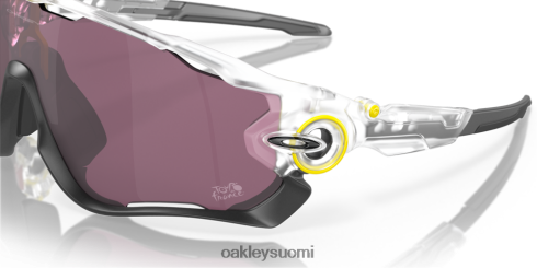 Oakley 2022 tour de france -leuanmurtaja prizm road mustat linssit, matta kirkas kehys silmälasit 2T48V4882