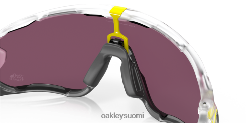 Oakley 2022 tour de france -leuanmurtaja prizm road mustat linssit, matta kirkas kehys silmälasit 2T48V4882