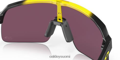Oakley 2022 tour de france sutro lite prizm road mustat linssit, keltainen häivytyskehys silmälasit 2T48V4999