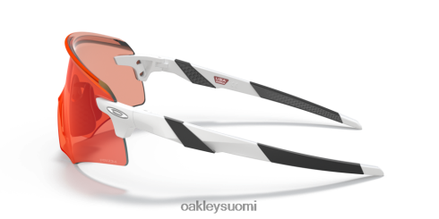 Oakley enkooderi (low Bridge sovi) prizm field linssit, kiillotettu valkoinen kehys silmälasit 2T48V41057