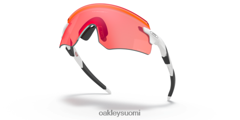 Oakley enkooderi (low Bridge sovi) prizm field linssit, kiillotettu valkoinen kehys silmälasit 2T48V41057