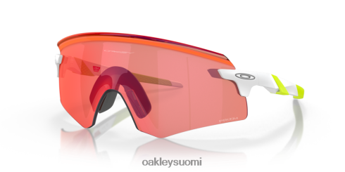 Oakley enkooderi (low Bridge sovi) prizm field linssit, matta valkoinen kehys silmälasit 2T48V41065