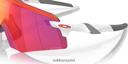Oakley enkooderi (low Bridge sovi) prizm road linssit, valkoinen kehys silmälasit 2T48V41067