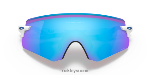 Oakley enkooderi (low Bridge sovi) prizm safiirilinssit, kiillotettu valkoinen kehys silmälasit 2T48V41060