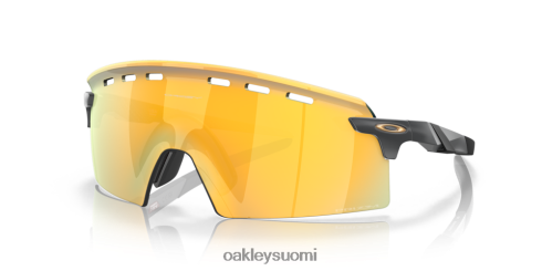 Oakley enkooderin lakko prizm 24k linssit, matta hiilirunko silmälasit 2T48V4769