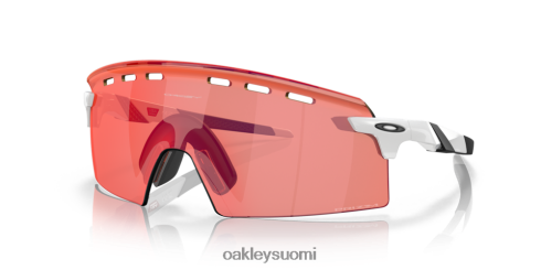 Oakley enkooderin lakko prizm field linssit, kiillotettu valkoinen kehys silmälasit 2T48V4766