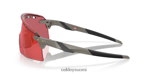 Oakley enkooderin lakko prizm trail taskulamppulinssit, matta onyx-kehys silmälasit 2T48V4770