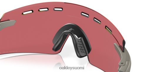 Oakley enkooderin lakko prizm trail taskulamppulinssit, matta onyx-kehys silmälasit 2T48V4770